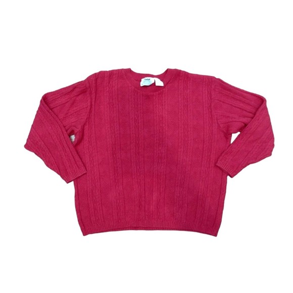 Northern Reflections SWEATER RED Vintage WOMEN Cotton Sweater Size XLARGE CANADA - Picture 1 of 8